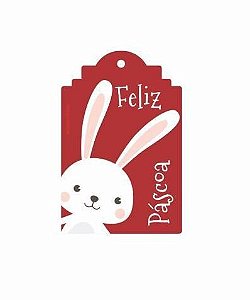 Tag Decorativa Feliz Páscoa com12 un Duster Festas - Rizzo
