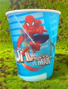 Copo de Plástico 3D 350 Ml Festa Homem Aranha - 1 Unidade - Regina - Rizzo Festas