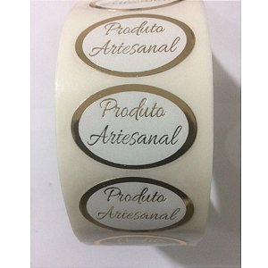 Etiqueta Adesiva Produto Artesanal - 1000 unidades - Rizzo Embalagens