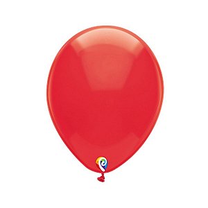 Balão de Festa Látex - Vermelho Cristal - Sensacional - Rizzo Embalagens