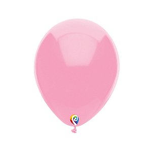 Balão de Festa Látex - Rosa Bebê - Sensacional - Rizzo Embalagens