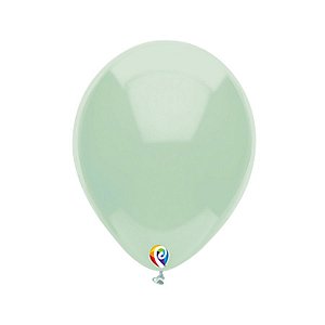 Balão de Festa Látex - Verde Menta - Sensacional - Rizzo Embalagens