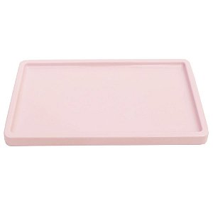 Bandeja Retangular 30x18cm Rosa Claro - 01 unidade - Só Boleiras - Rizzo Embalagens