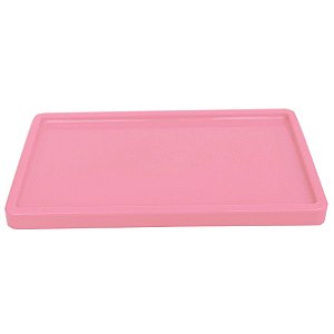 Bandeja Retangular 30x18cm Rosa - 01 unidade - Só Boleiras - Rizzo Embalagens