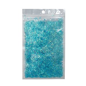 Confete Metalizado 15g - Nacarado Azul Claro - Artlille - Rizzo Balões