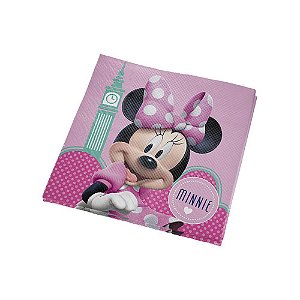 Guardanapo De Papel Minnie Rosa Fullprint 16 Unidades - Regina - Rizzo Festas