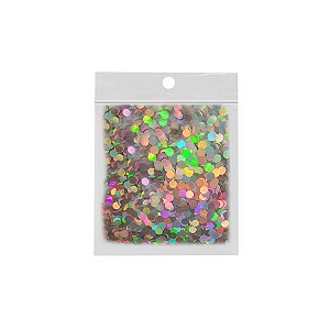 Confete Redondo 10g - Holográfico - Rizzo Embalagens