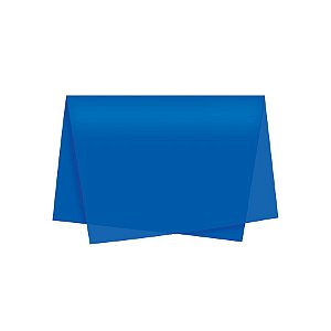 Papel de Seda - 50x70cm - Azul Escuro - 10 folhas - Riacho - Rizzo