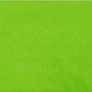 Feltro Liso 1 X 1,4 mt - Verde Citrico 002 - Santa Fé - Rizzo Embalagens