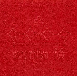 Feltro Liso 30 X 70 cm - Vermelho Sicilia 094 - Santa Fé - Rizzo Embalagens