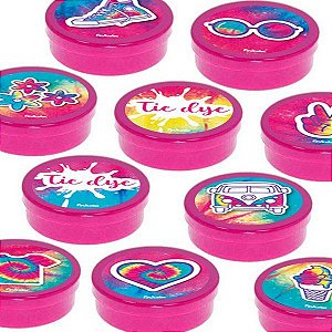 Latinha Lembrancinha Festa Tie Dye - 8cm - 20 unidades - Pink -  Rizzo Embalagens e Festas
