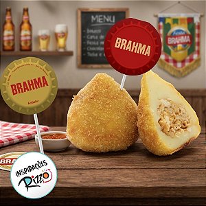 Bandeirinha Decorativa Para Docinhos e Salgadinhos Festa Brahma - 08 unidades - Festcolor - Rizzo