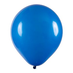 Balão de Festa Redondo Profissional Látex Liso - Azul - Art-Latex - Rizzo Balões