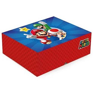 Cesta na Caixa Super Mario - 33x23x10cm - 01 unidade - Cromus - Rizzo Embalagens