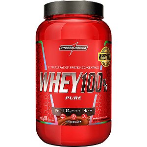 Whey 100% Pure 900g chocolate Integralmédica