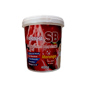 FARINHA SECA BARRIGA 400g MORANGO