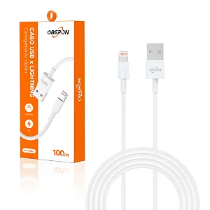 Cabo USB x Lightning Turbo 60W Carregamento Rápido 1 Metro