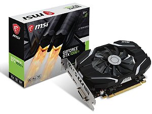 PLACA DE VIDEO MSI GEFORCE GTX 1050TI OC BLACK 4GB GDDR5 128 BIT