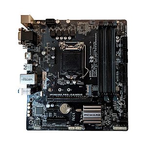 Placa Mãe / Motherboard IPMB360 PRO-GAMING 1151 8º Ger. DDR4, 6 SATA 6GB/s, 12 USB (6 USB 3.0 + 6 USB 2.0), HDMI, VGA, DVI-D, PS/2