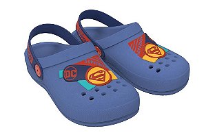 Babuch Infantil Liga Da Justiça Icon ll Superman- Azul/Vermelho