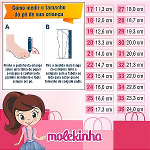 Sapatilha Infantil Menina Molekinha Rosa Verniz Laço