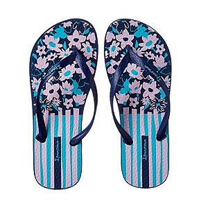 Chinelo Feminino Ipanema Only- Azul/Rosa