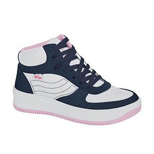 Tênis Infantil Menina Kidy Nova York- Marinho/Rosa
