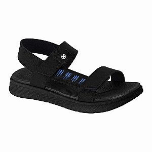 Sandália Infantil Menino Molekinho Floter-Preto/Azul