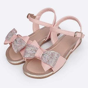 Sandália Infantil Menina Pampili Mili- Rosa Novo