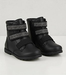 Bota Infantil Pampili Rubi- Preto