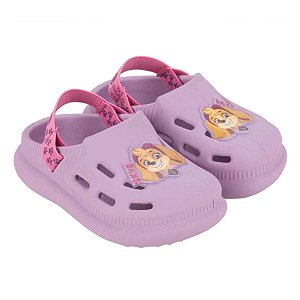 Babuche Infantil Menina Patrulha Canina- LIlás/Rosa