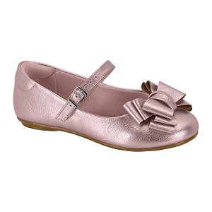 Sapatilha Infantil Menina Molekinha Metal Malibu- Rosa Velho