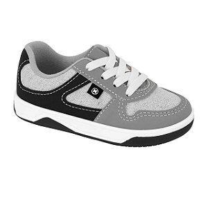 Tênis Infantil Menino Molekinho Mesclado- Multi Cinza/ Preto