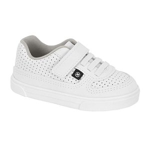 Tênis Infantil Menino Molekinho  Flot Neo- Branco/Branco