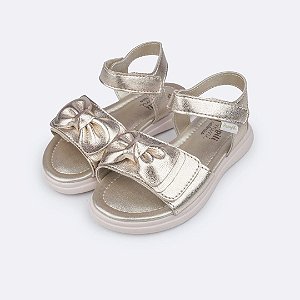 Sandália Infantil Menina Pampili Lili-Dourado