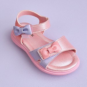 Sandália Infantil Menina Pampili Lili- Rosa Colorido