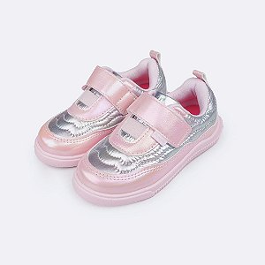 Tênis Infantil Menina Pampili Pom Pom- Rosa Suspiro/ Colorido