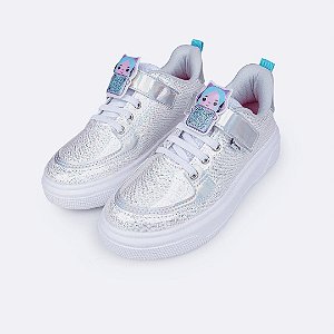 Tênis Infantil Menina Pampili Xp24- Branco/Branco