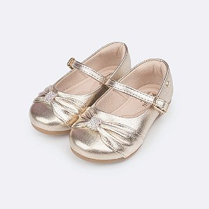 Sapatillha Infantil Menina Pampili Angel- Dourado