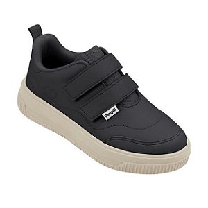 Tênis Infantil Menina Pampili Up- Preto/ Creme