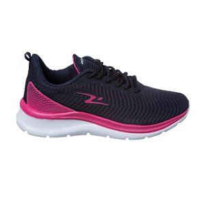 Tênis Infantil Menina Adrun Go Kids- Marinho/ Fuscia