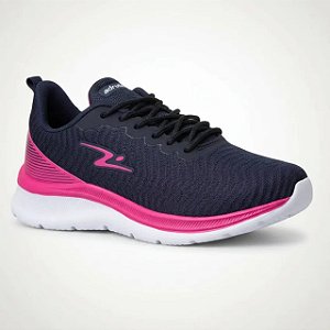 Tênis Infantil Menina Adrun Go Kids- Marinho/ Fuscia