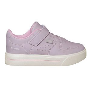 Tênis Infantil Menina Adrun Slim- Nude/ Rosa Chiclete