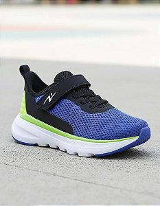 Tênis Infantil Menino Fit Energy- Royal/Preto/ Amarelo