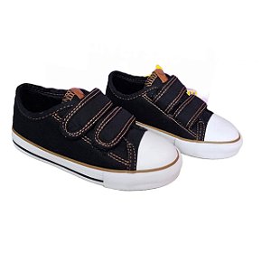 Tênis Infantil Diversão Baby Kevin- Preto/Dourado