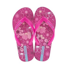 Chinelo Infantil Menina Ipanema Temas- Rosa/Rosa
