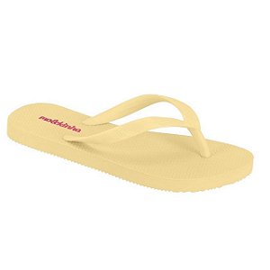 Chinelo Infantil Menina Molekinha- Amarelo