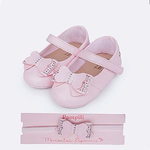Sandália Infantil RN Pampili Nina- Rosa Suspiro