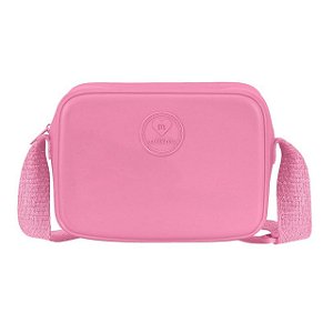 BOLSA MOLEKINHA PVC/GORGURAO LUREX ROSA