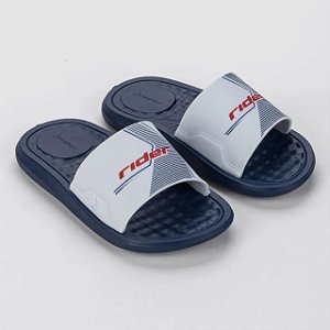 Chinelo Infantil Rider Step-Azul/ Branco/ Vermelho